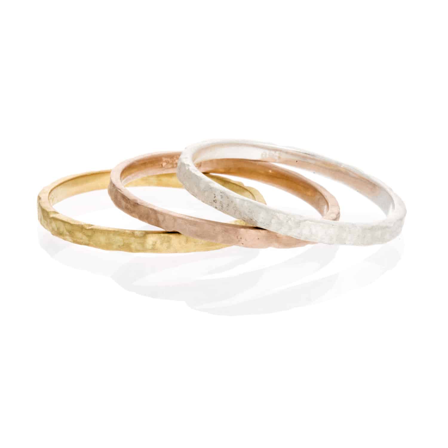 Anillo Martilleado
