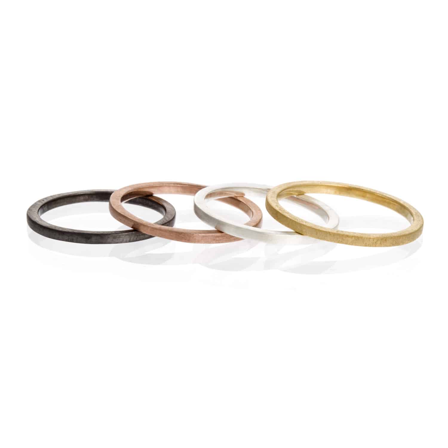Anillo Hilo Cuadrado Fino