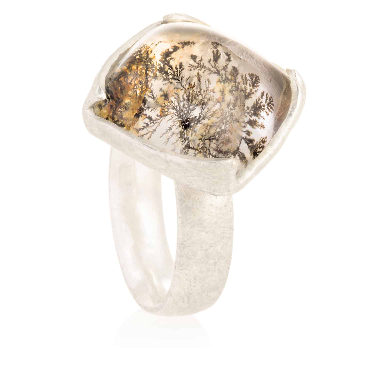 Anillo Cuarzo Dendrita