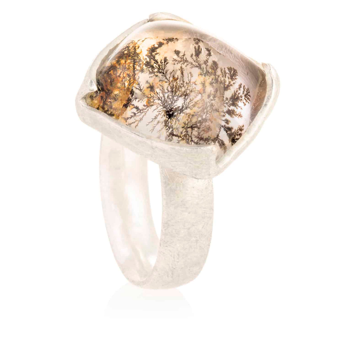 Anillo Cuarzo Dendrita