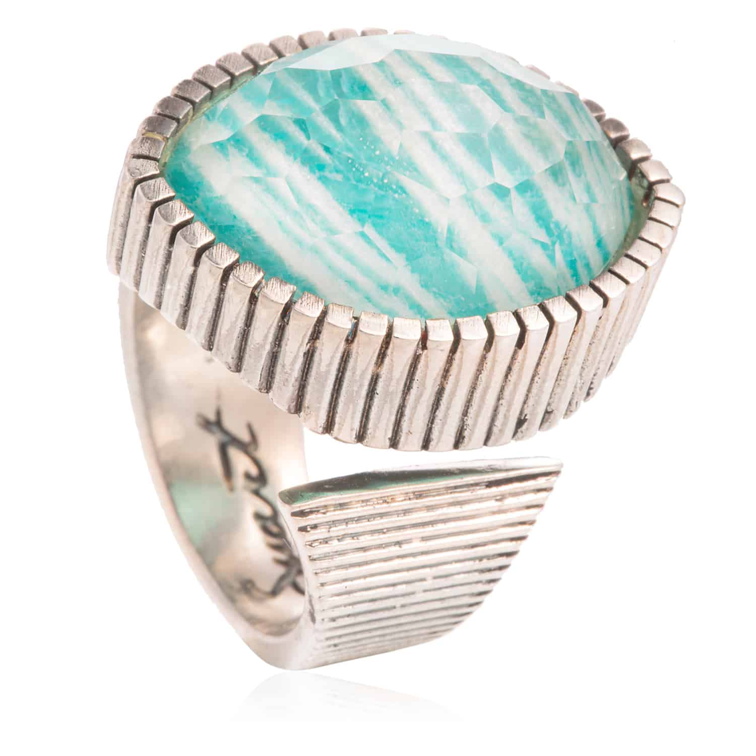 Anillo Egypt Amazonita