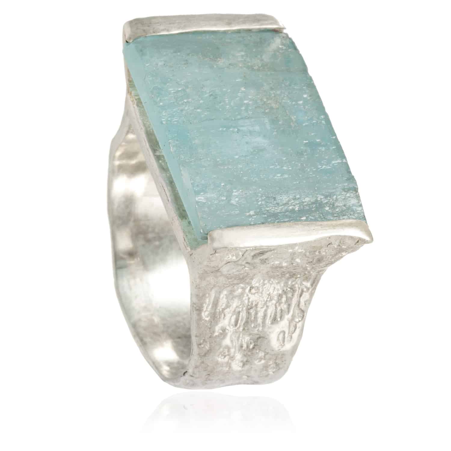 Anillo Emperatriz Aguamarina