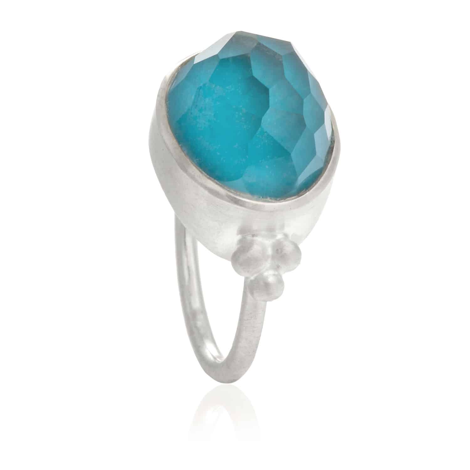 Anillo Hiru Biribil Urdin