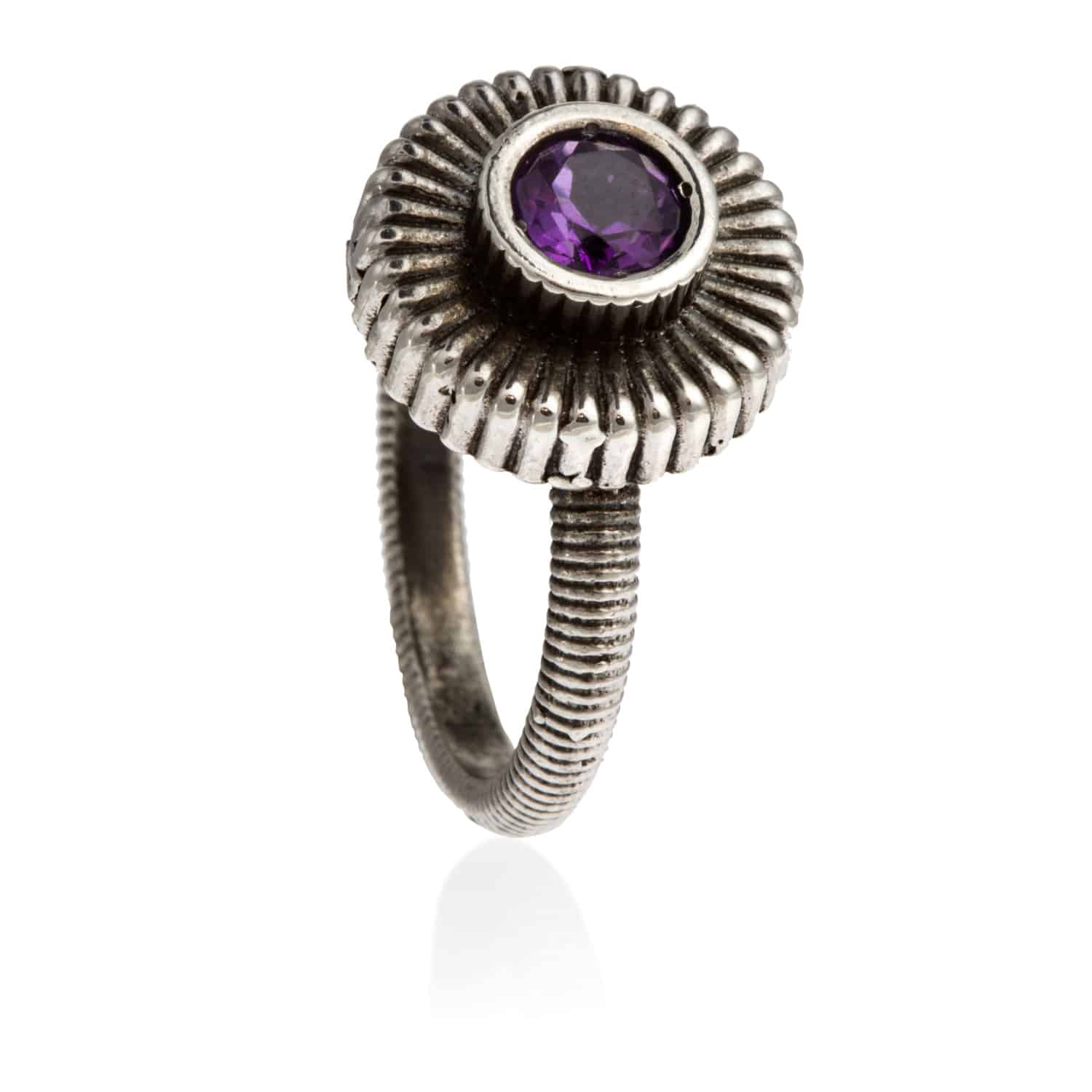 Anillo Simetric Amatista