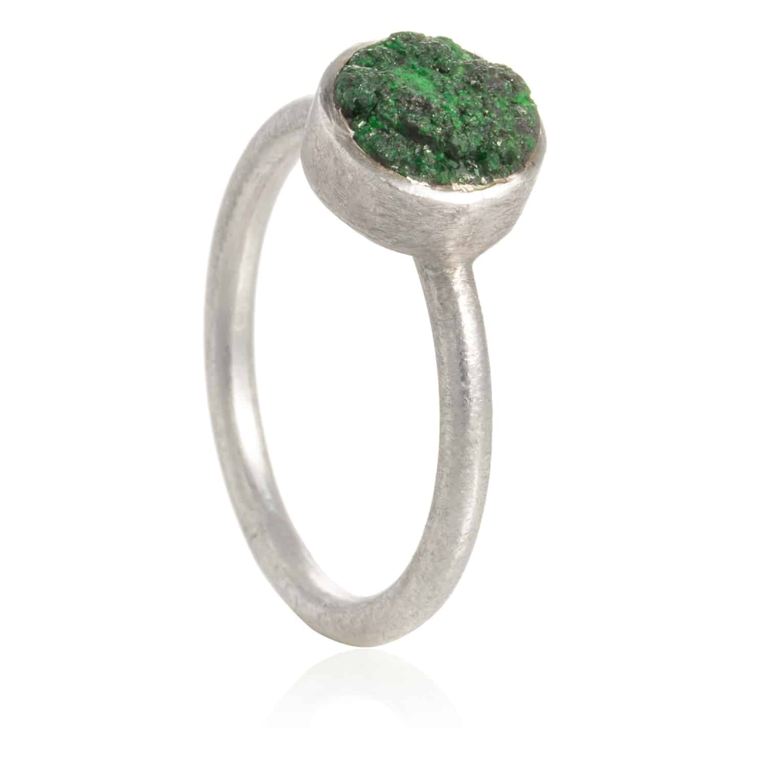 Anillo Uvarovita Simple