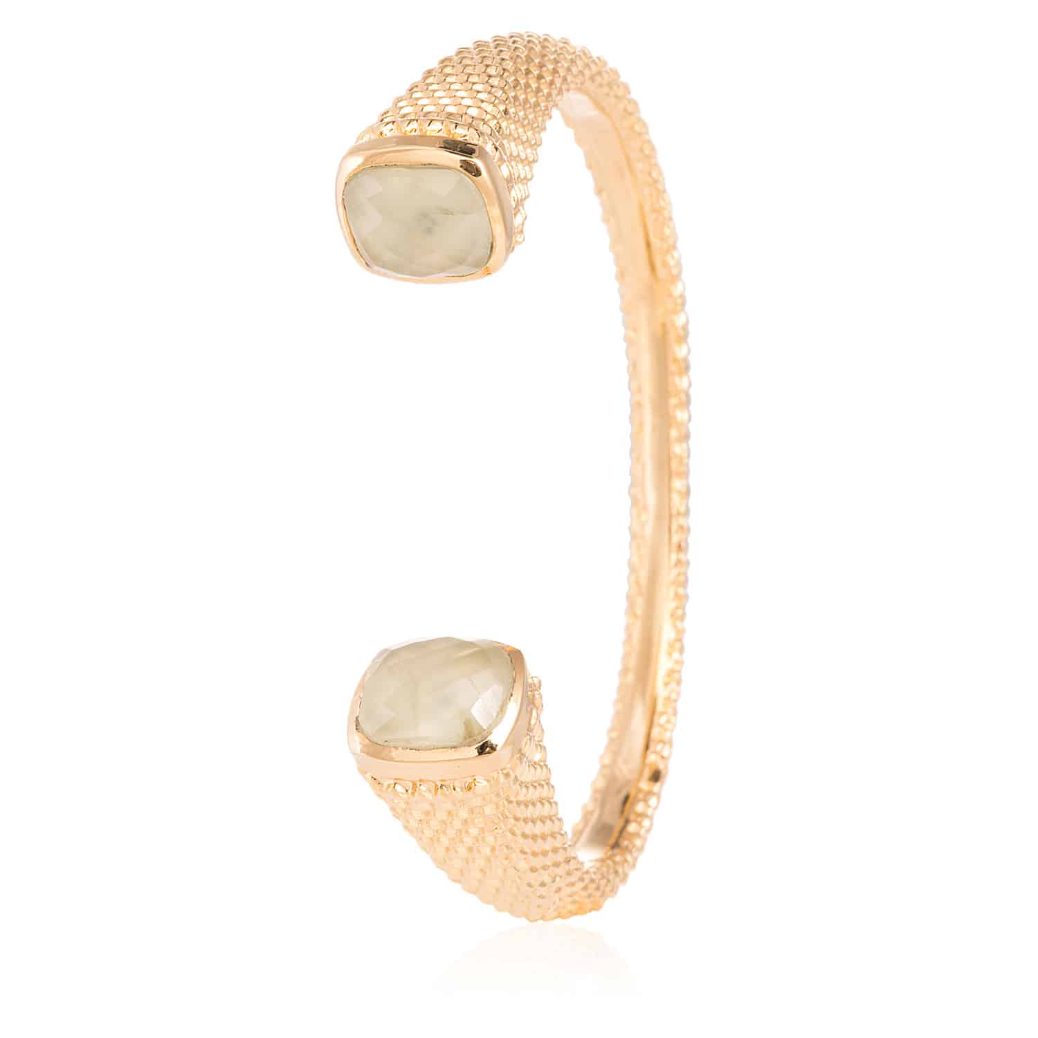 Brazalete Biharritz Dorado Crisoprasa