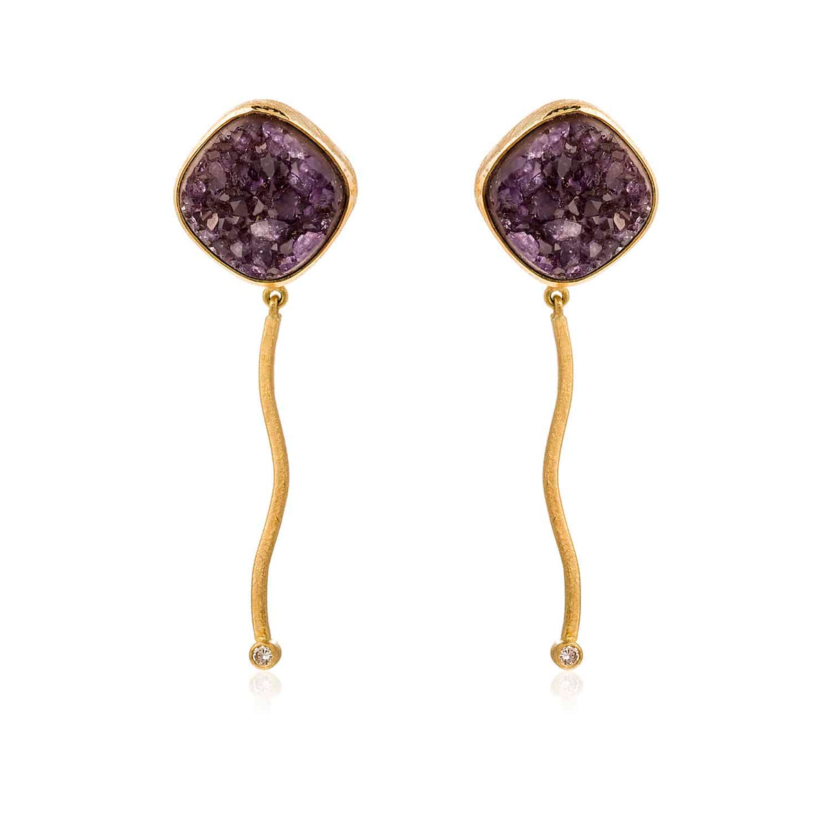 Pendientes Silvestres Amatista