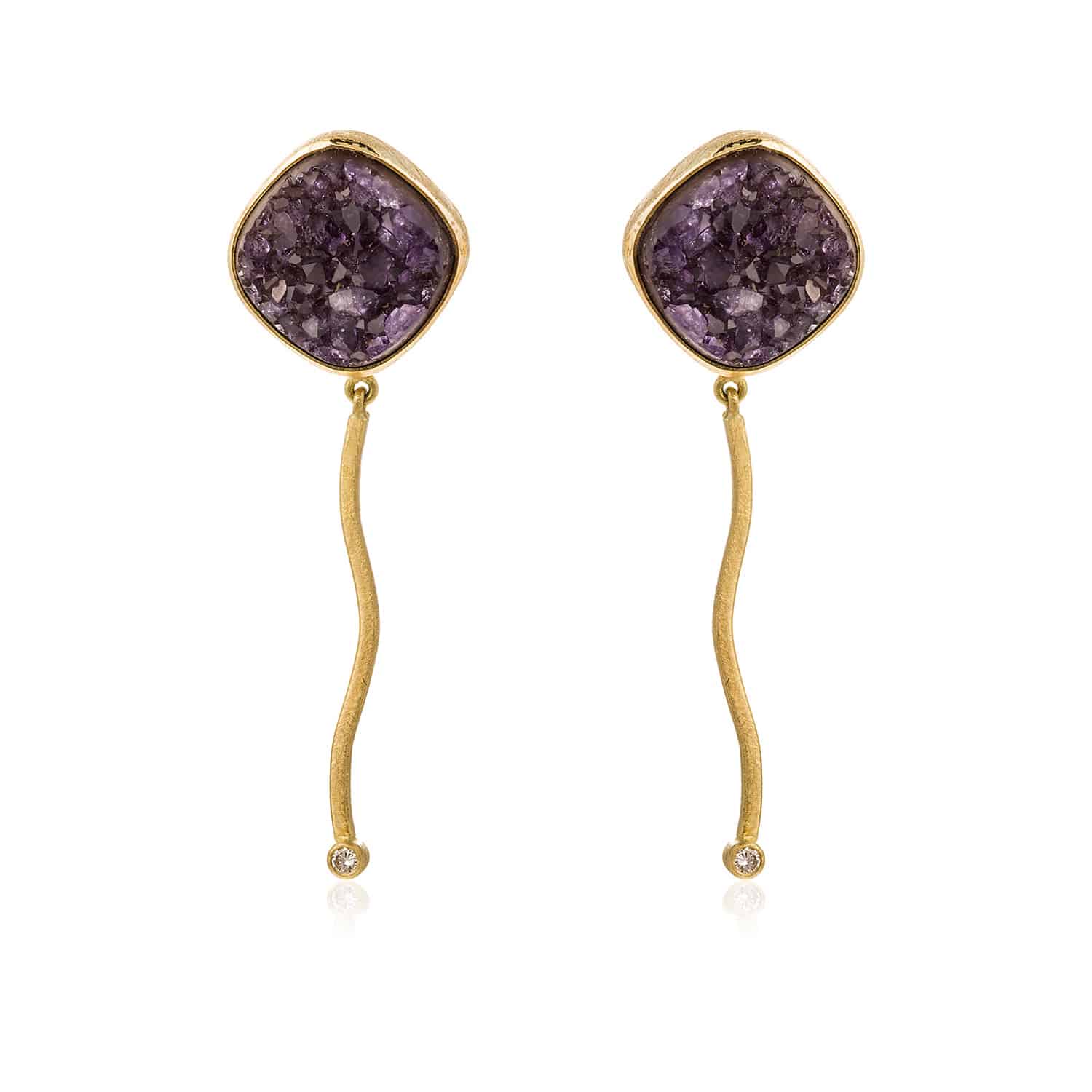 Pendientes Silvestres Amatista