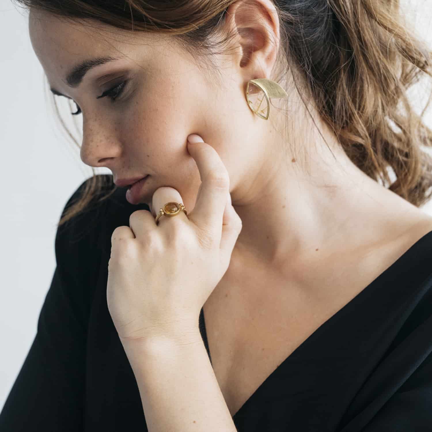 Anillo Citrino Small
