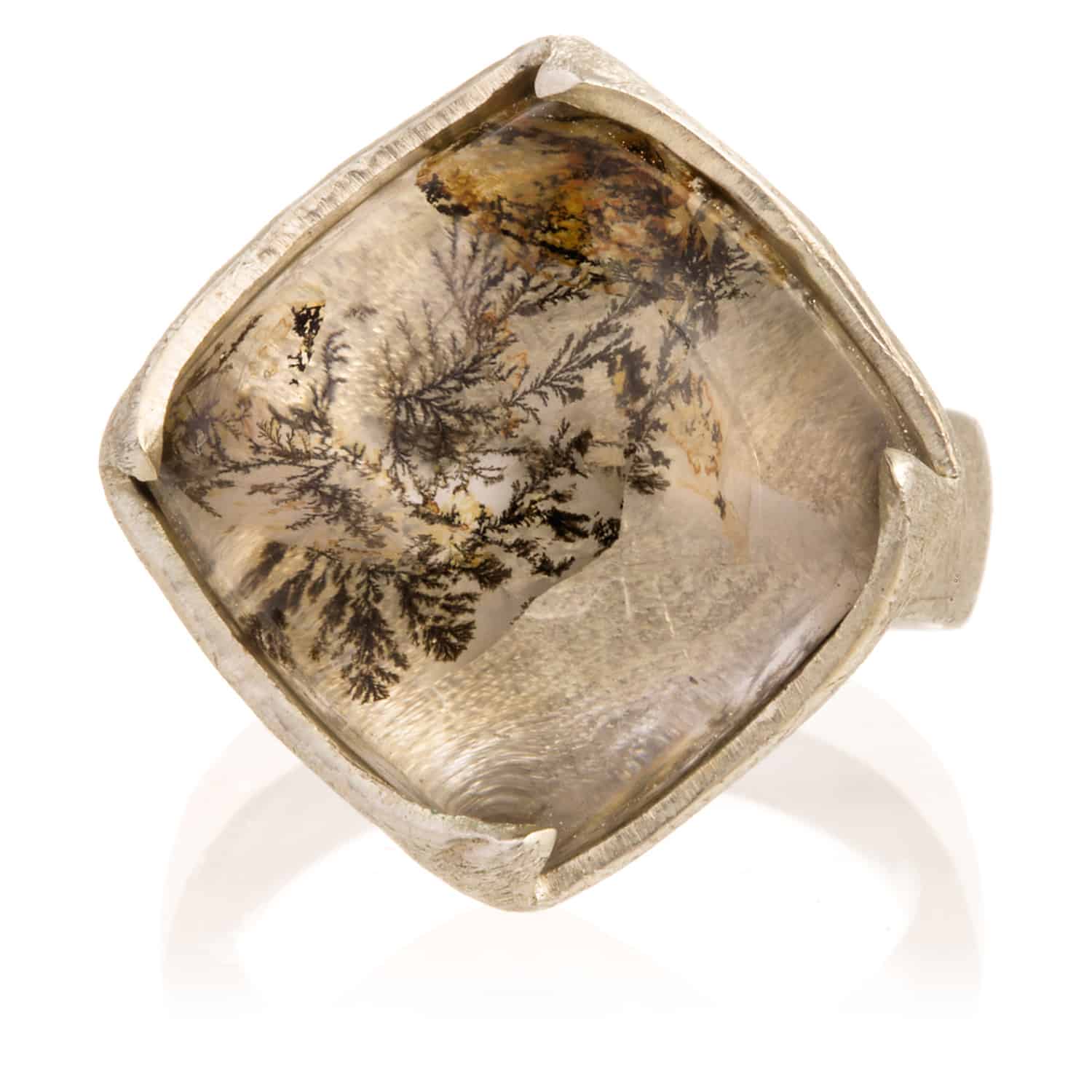 Anillo Cuarzo Dendrita