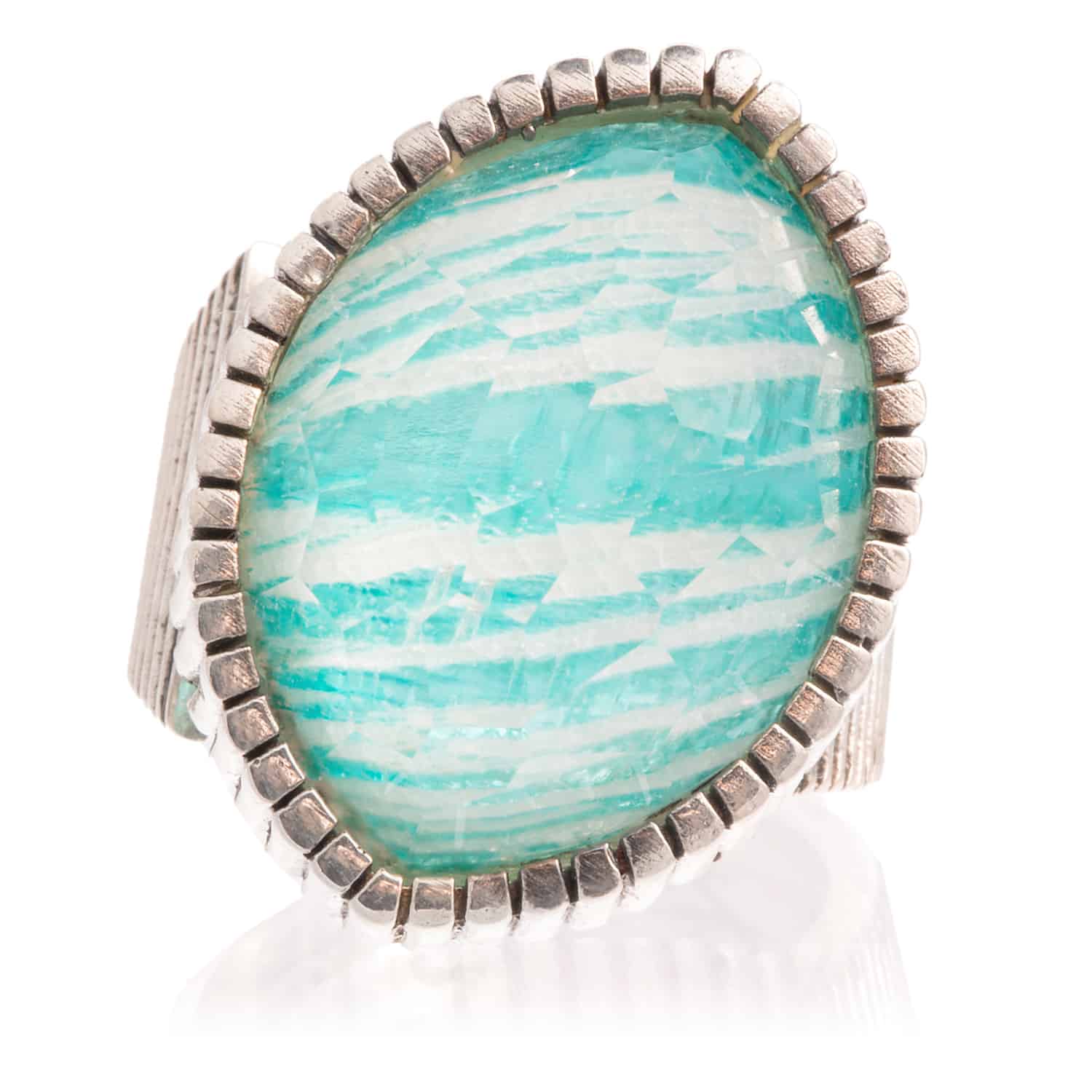 Anillo Egypt Amazonita