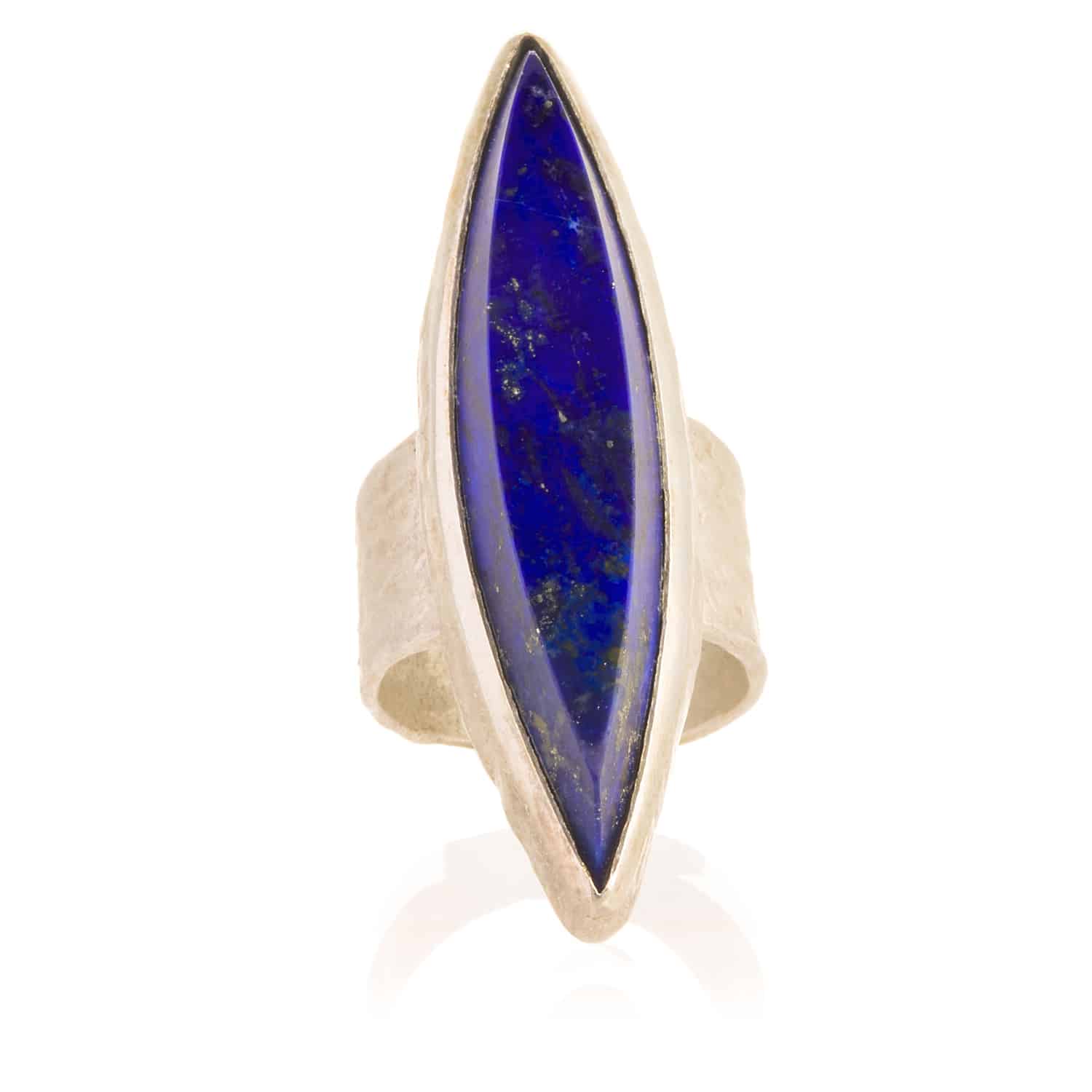 Anillo Lapis Navete
