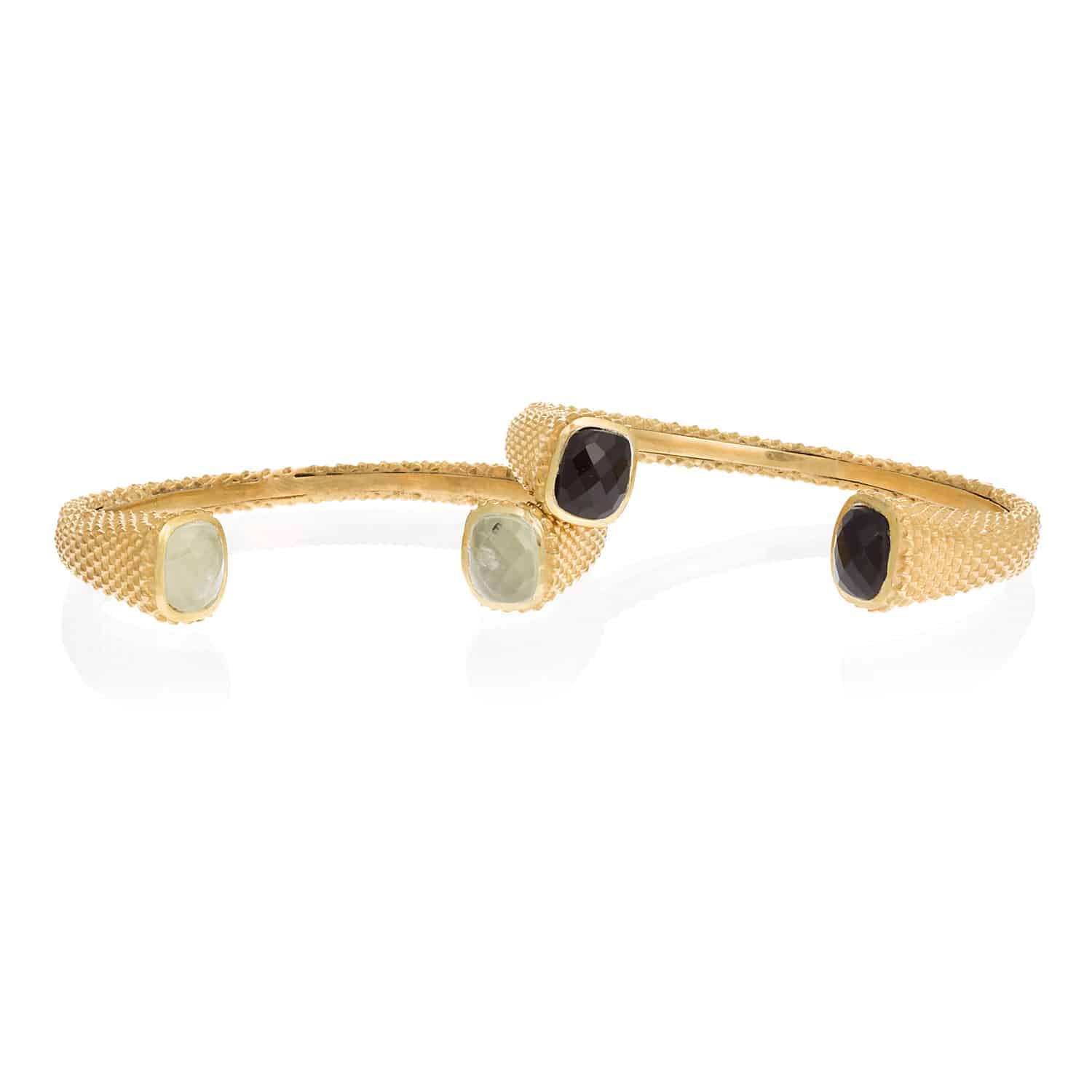 Brazalete Biharritz Dorado Crisoprasa