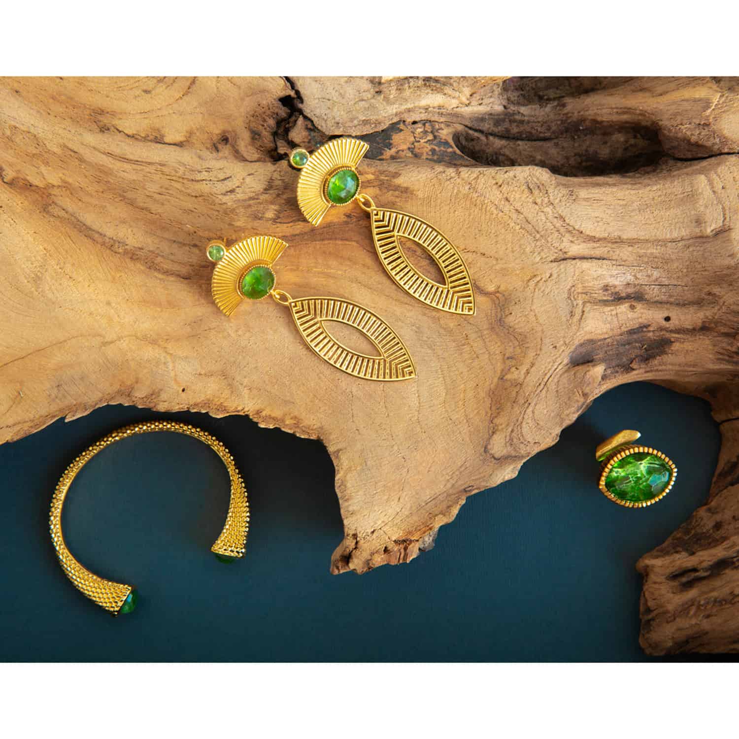 Brazalete Biharritz Peridoto
