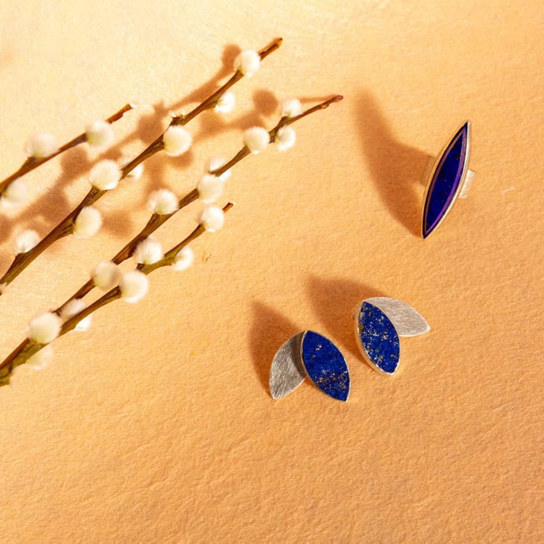 Pendientes Lapis 2 Hojas