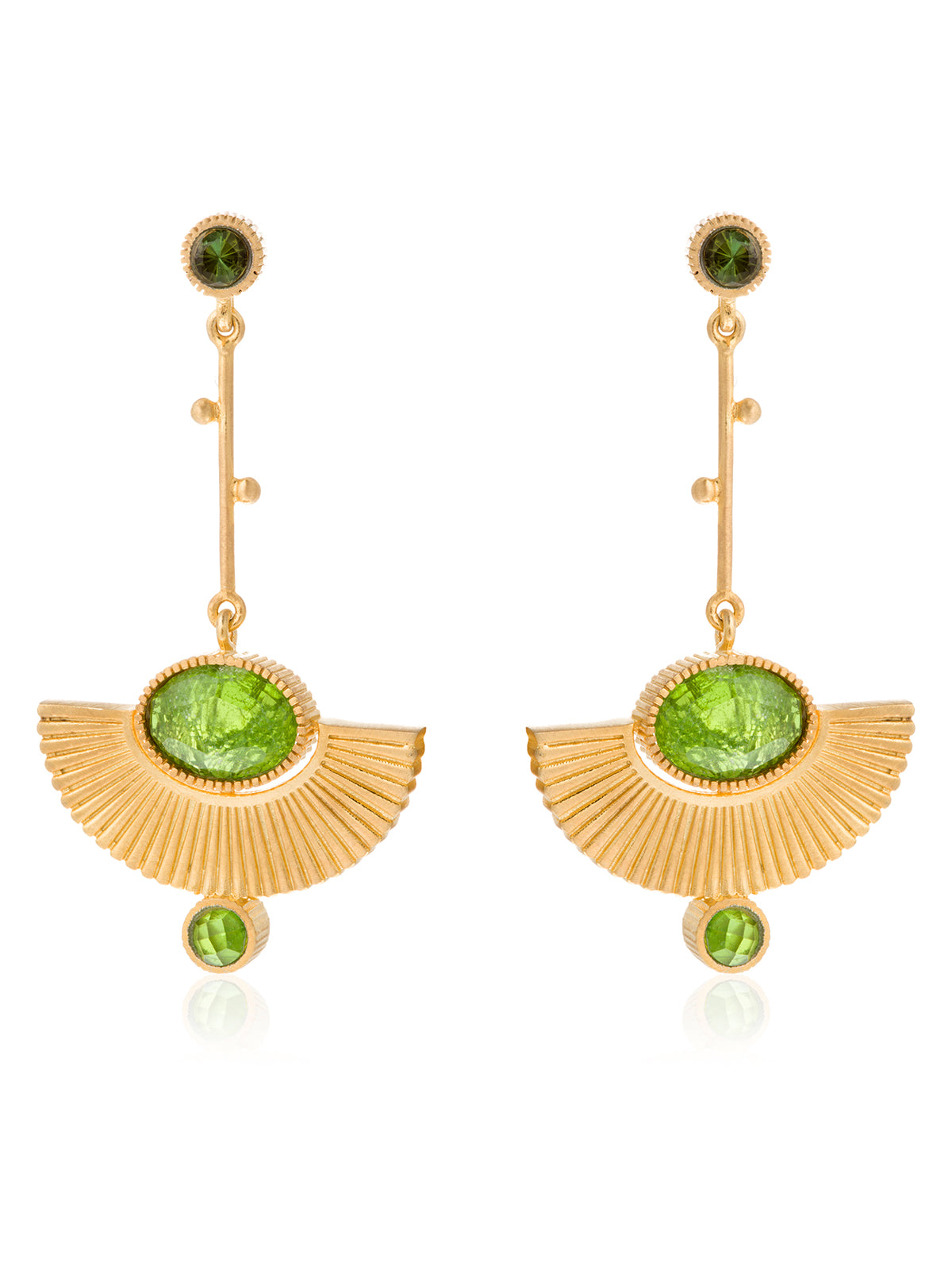 Pendientes Egypt Hiruharri Peridoto