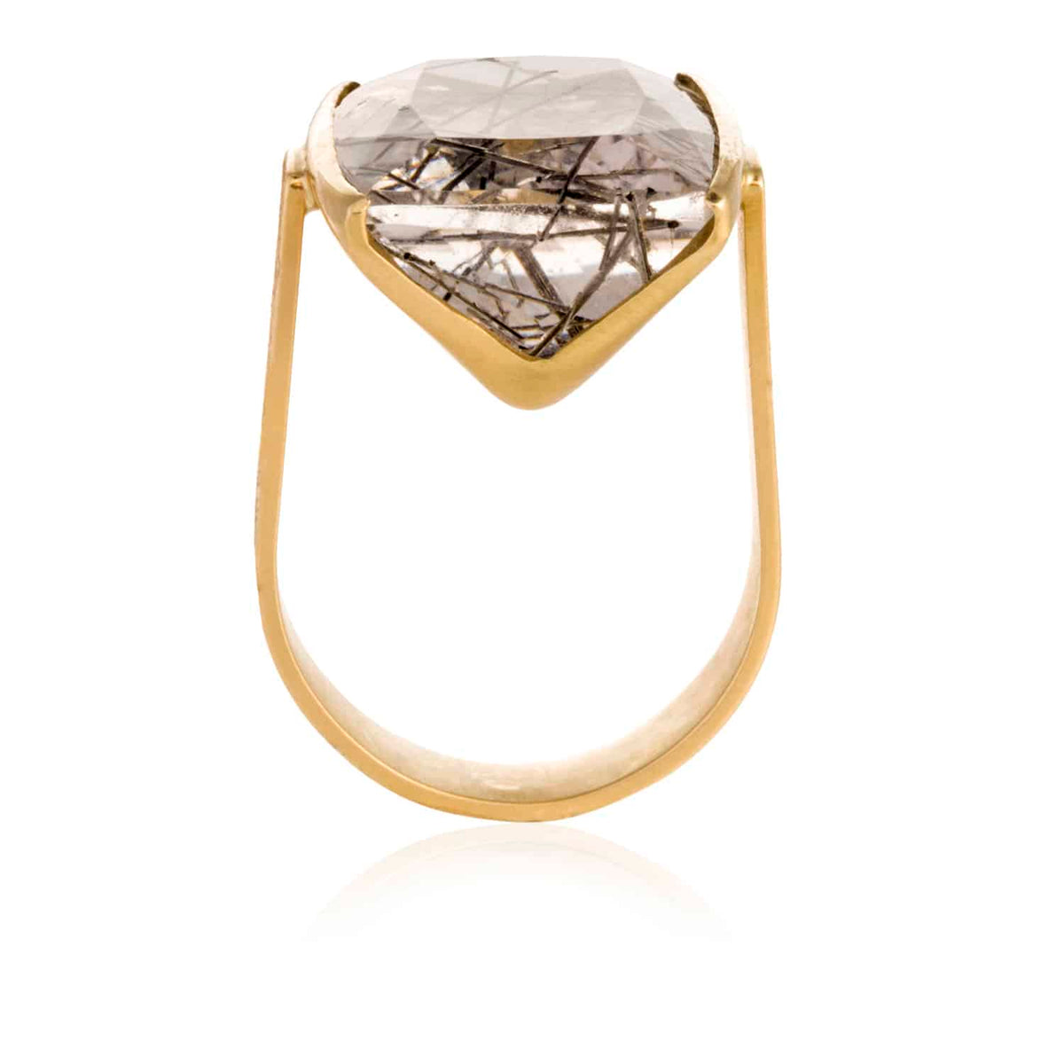 Anillo Cuarzo Turmalina