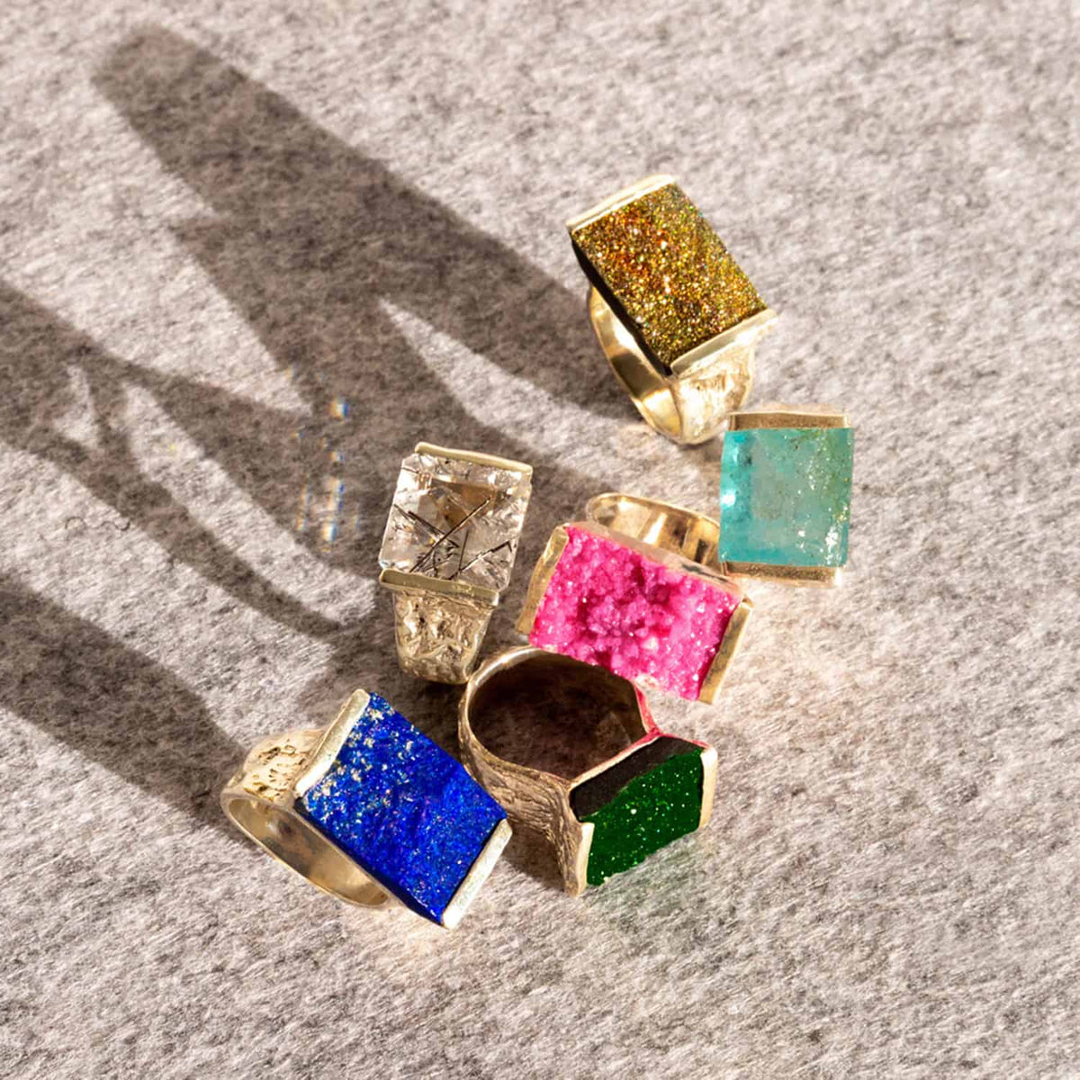 Anillo Emperatriz Aguamarina