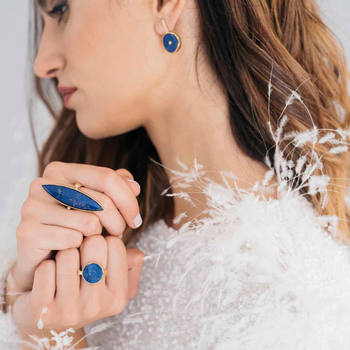 Anillo Lapis Navet Oro