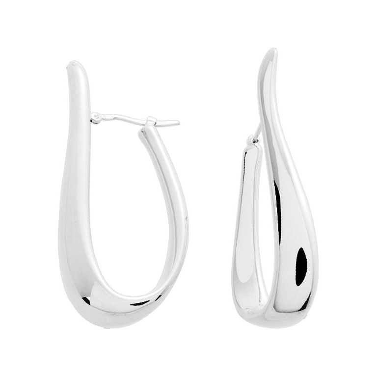 Pendientes Aros Ovalados Gruesos y Alargados L