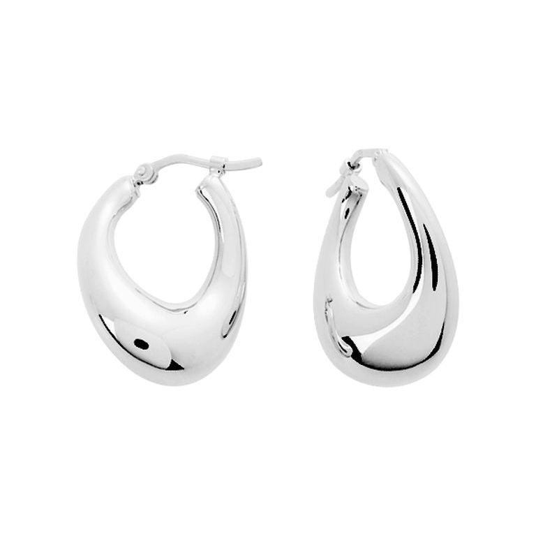 Pendientes Aros Ovalados Gruesos XS