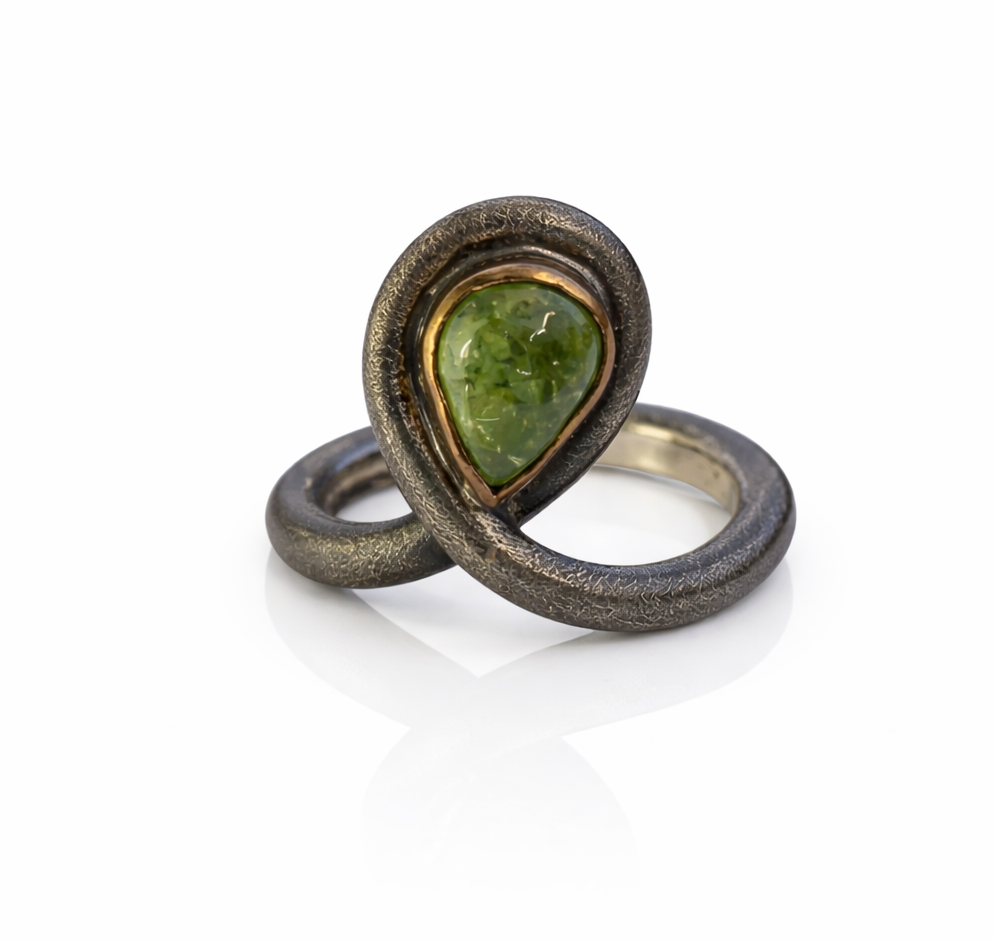 Anillo Serpiente Verde