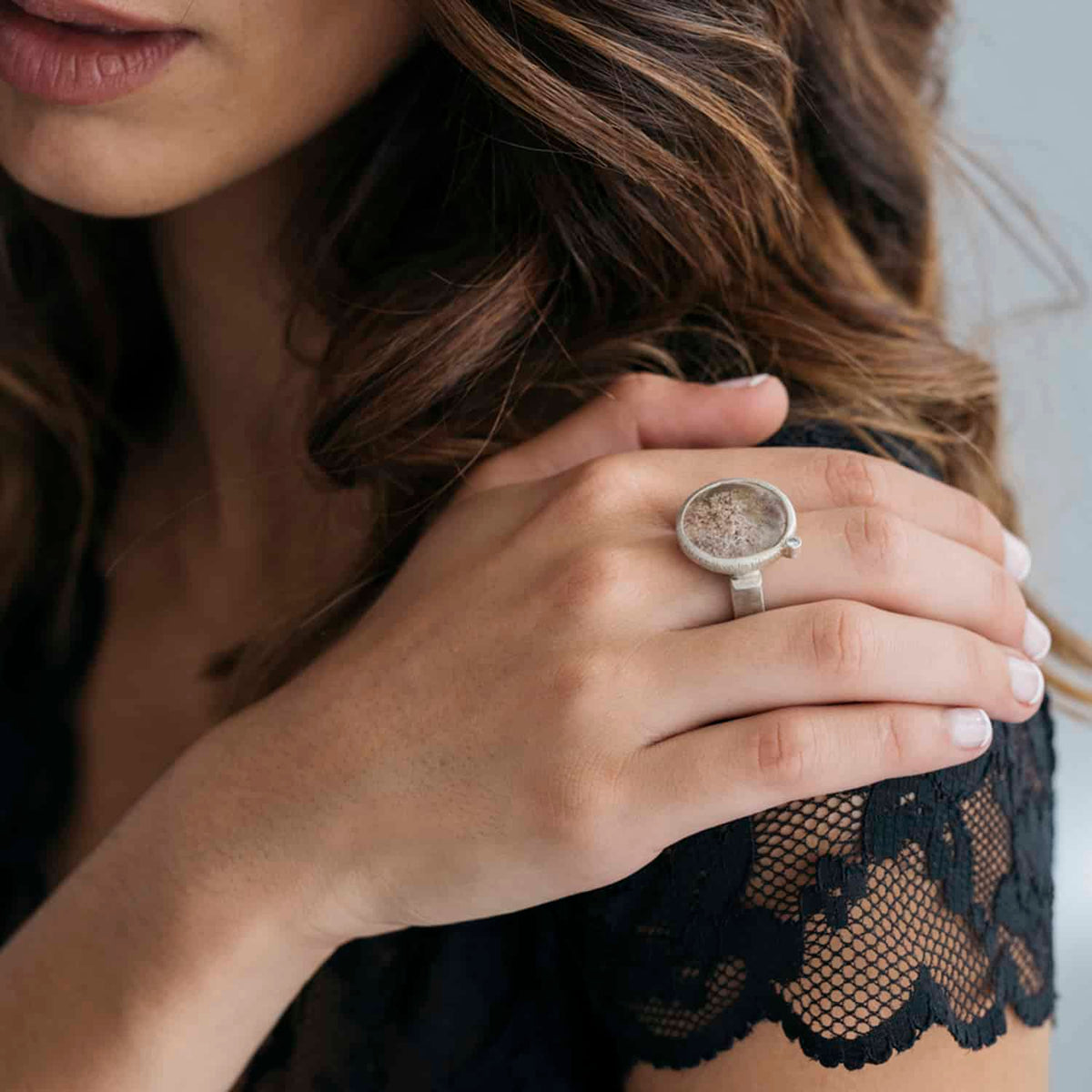 Anillo Lodolita Brillante
