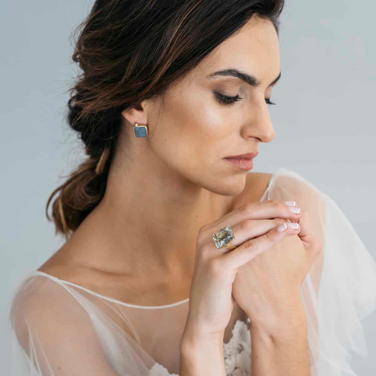 Pendientes Onix Drusa