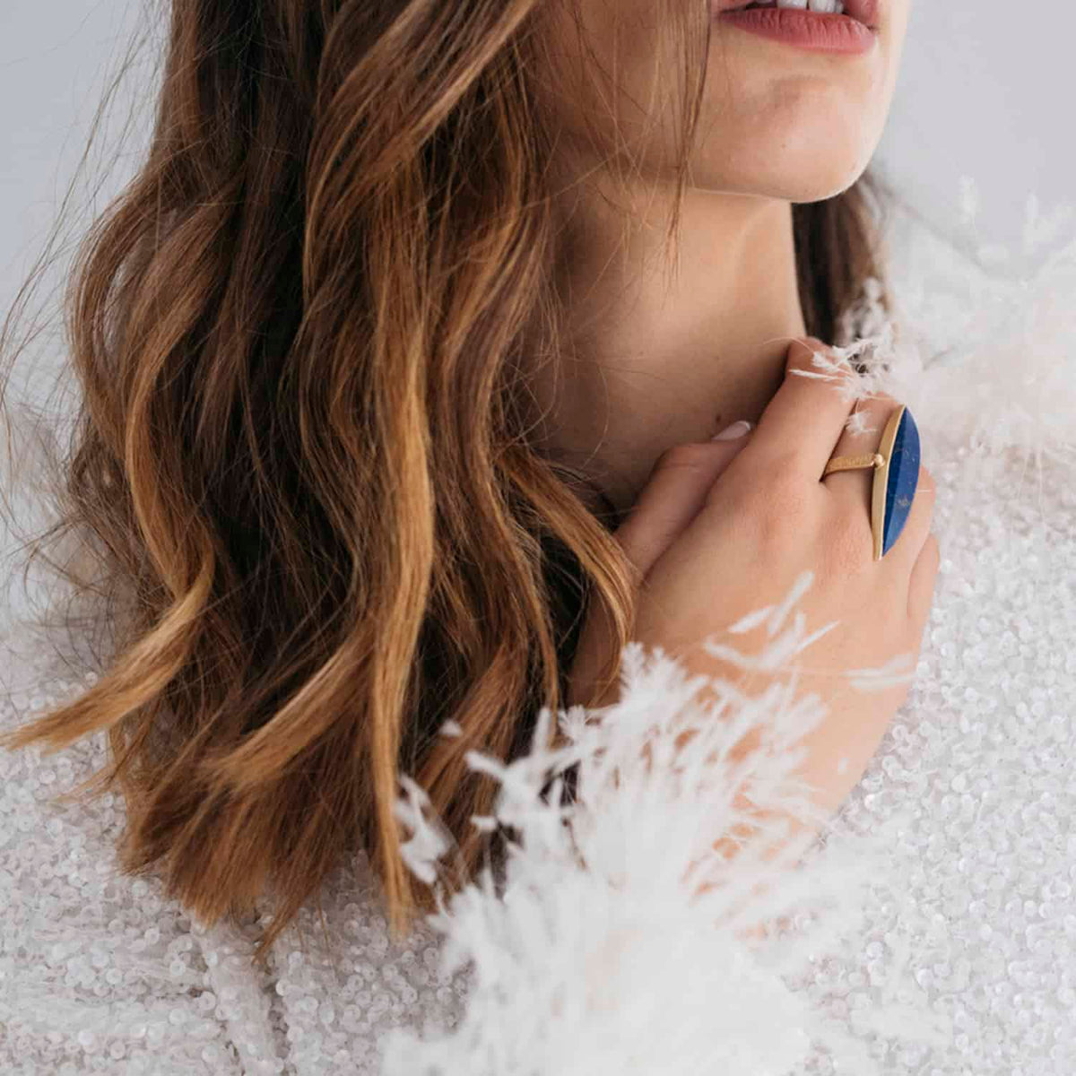 Anillo Lapis Navet Oro