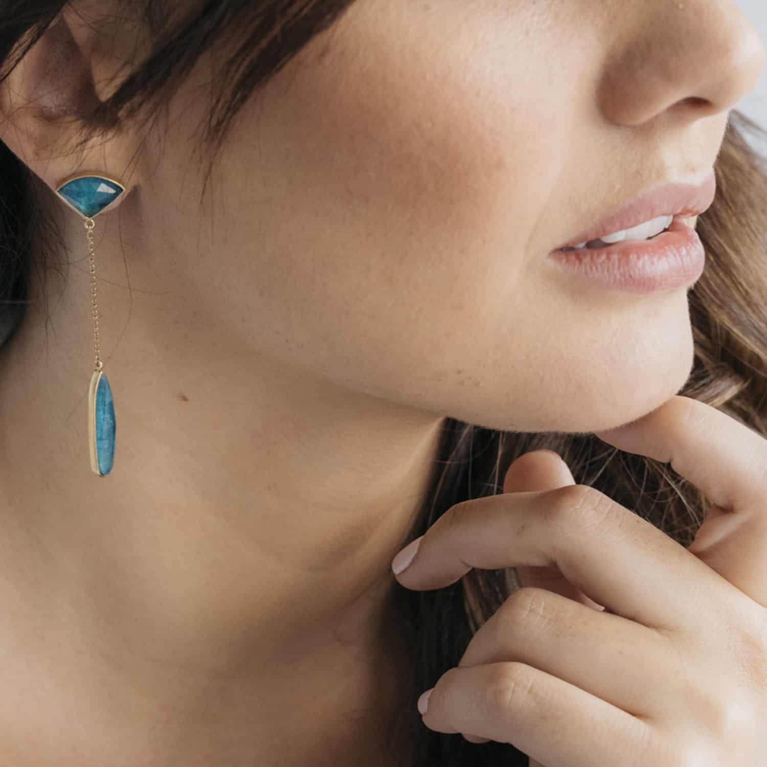 Pendientes Apetite Cadena Oro