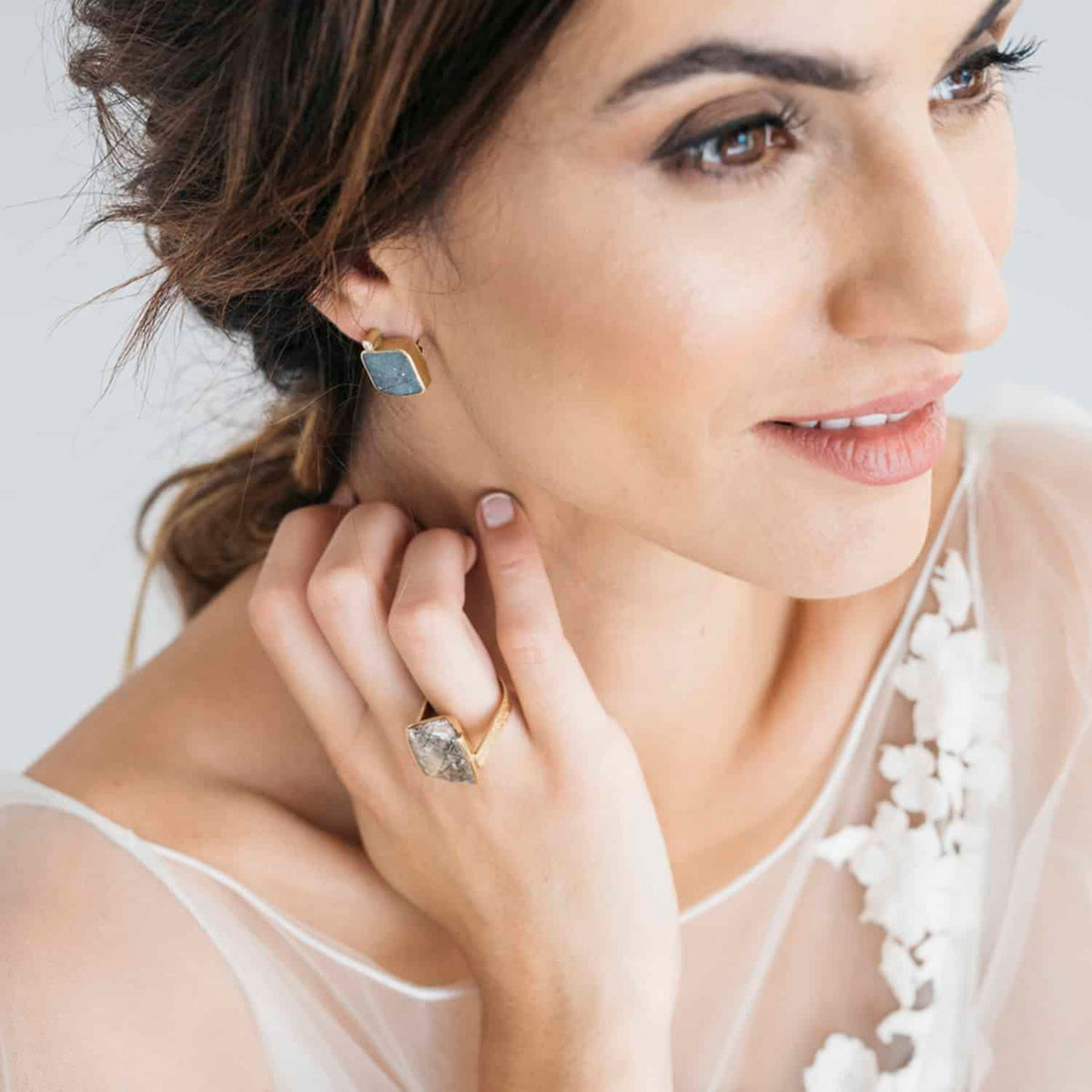 Pendientes Onix Drusa