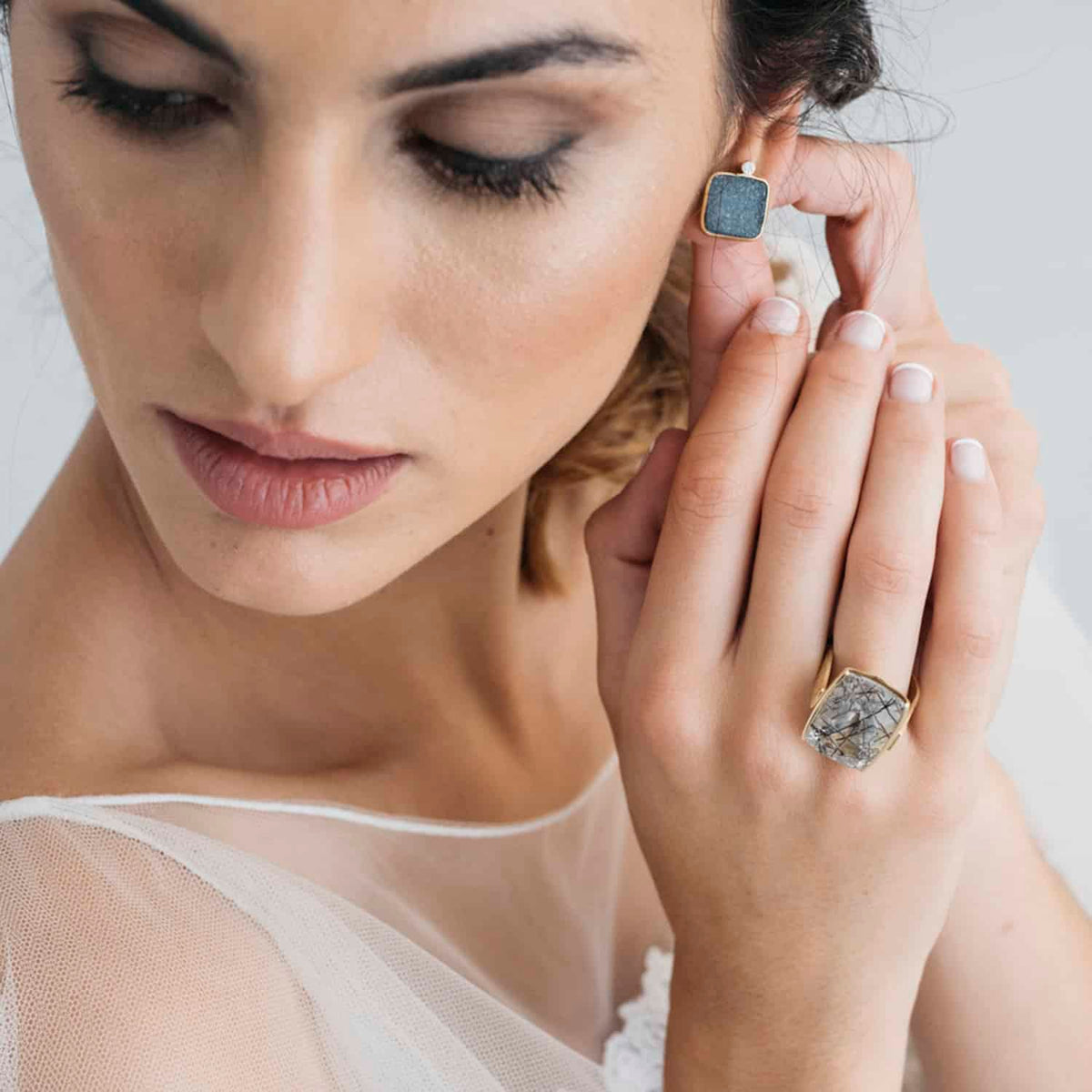 Anillo Cuarzo Turmalina
