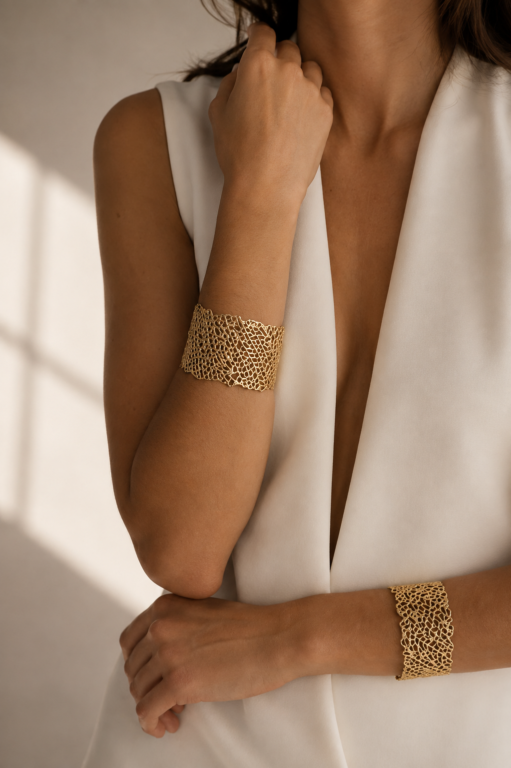 Brazalate Coral Ancho