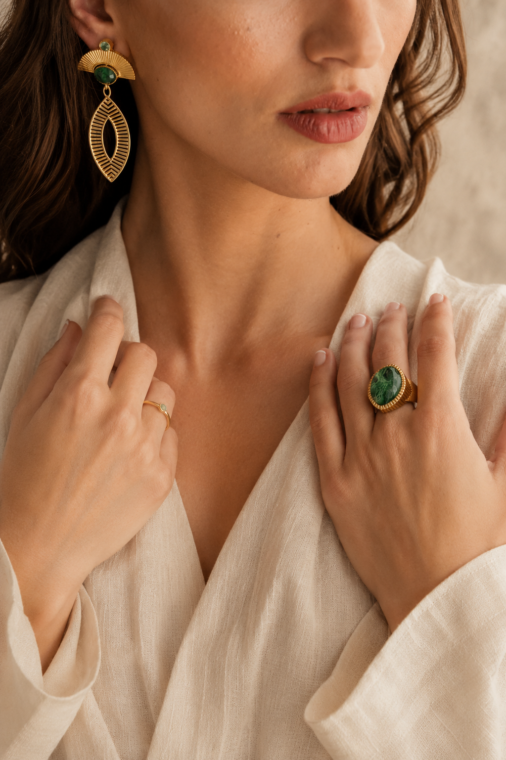 Anillo Egypt Peridoto