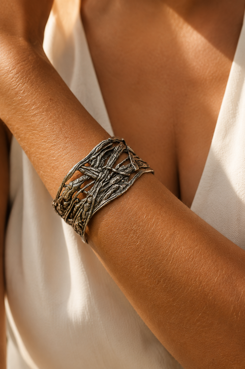 Brazalete Gudari Fino Plata