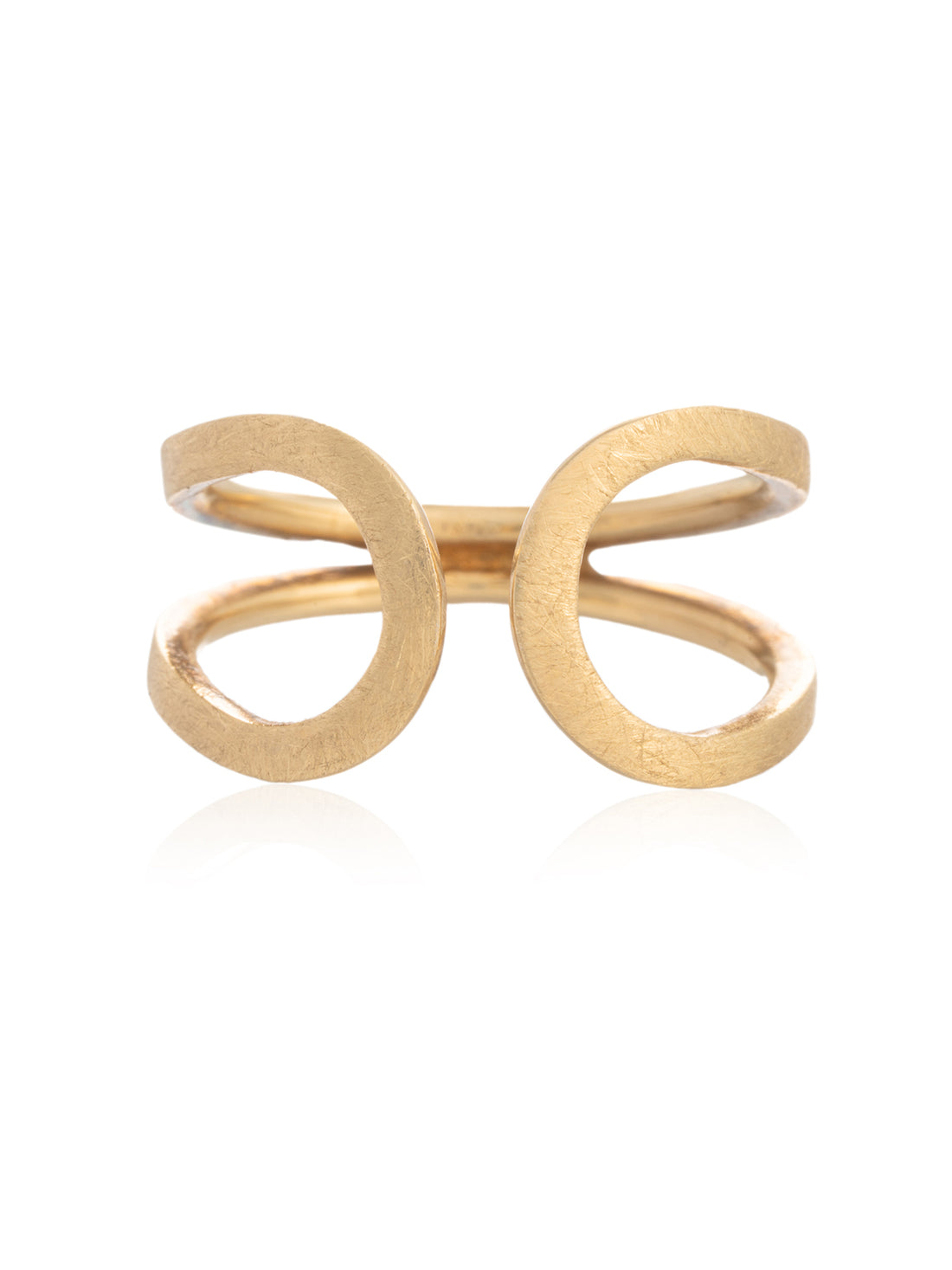 Anillo Minimal Doble Oro