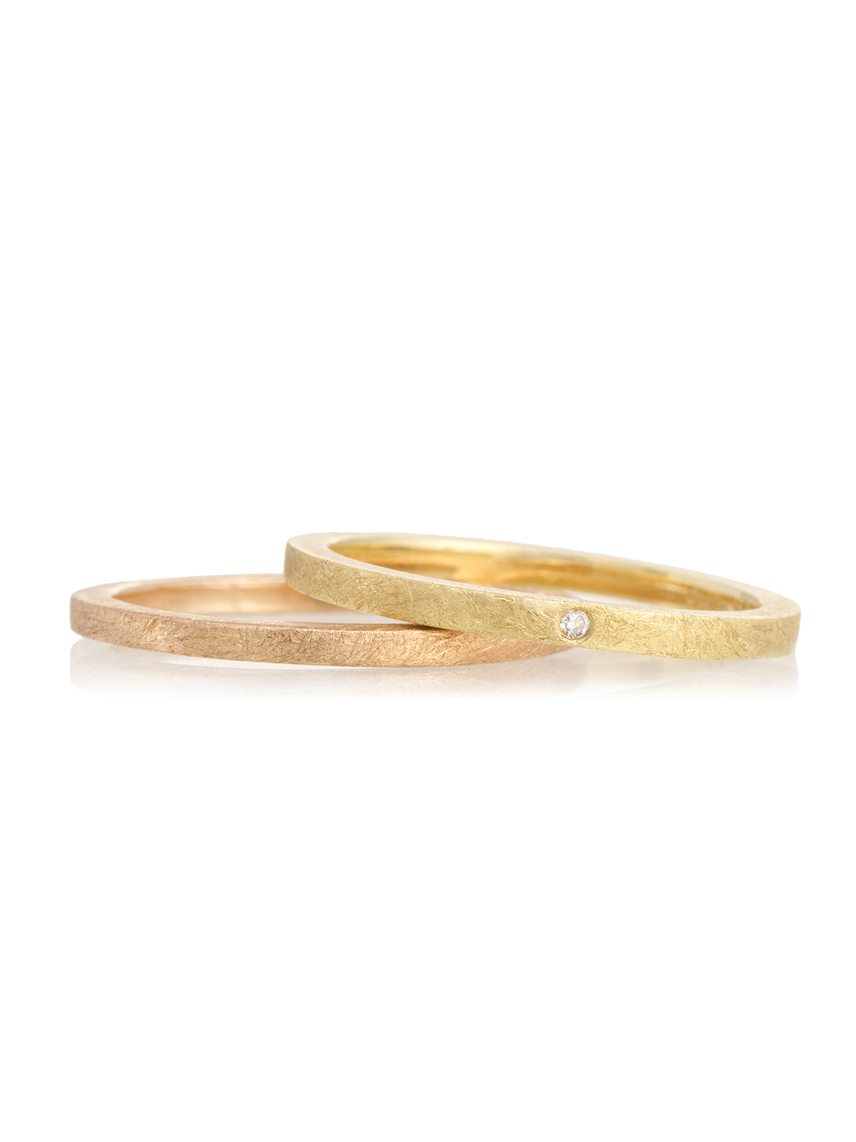 Anillo Recto Oro Rosa