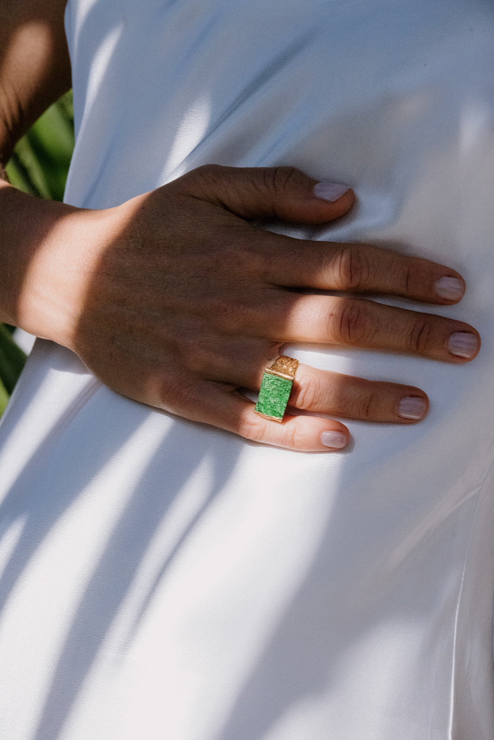 Anillo Emperatriz Uvarovita Oro