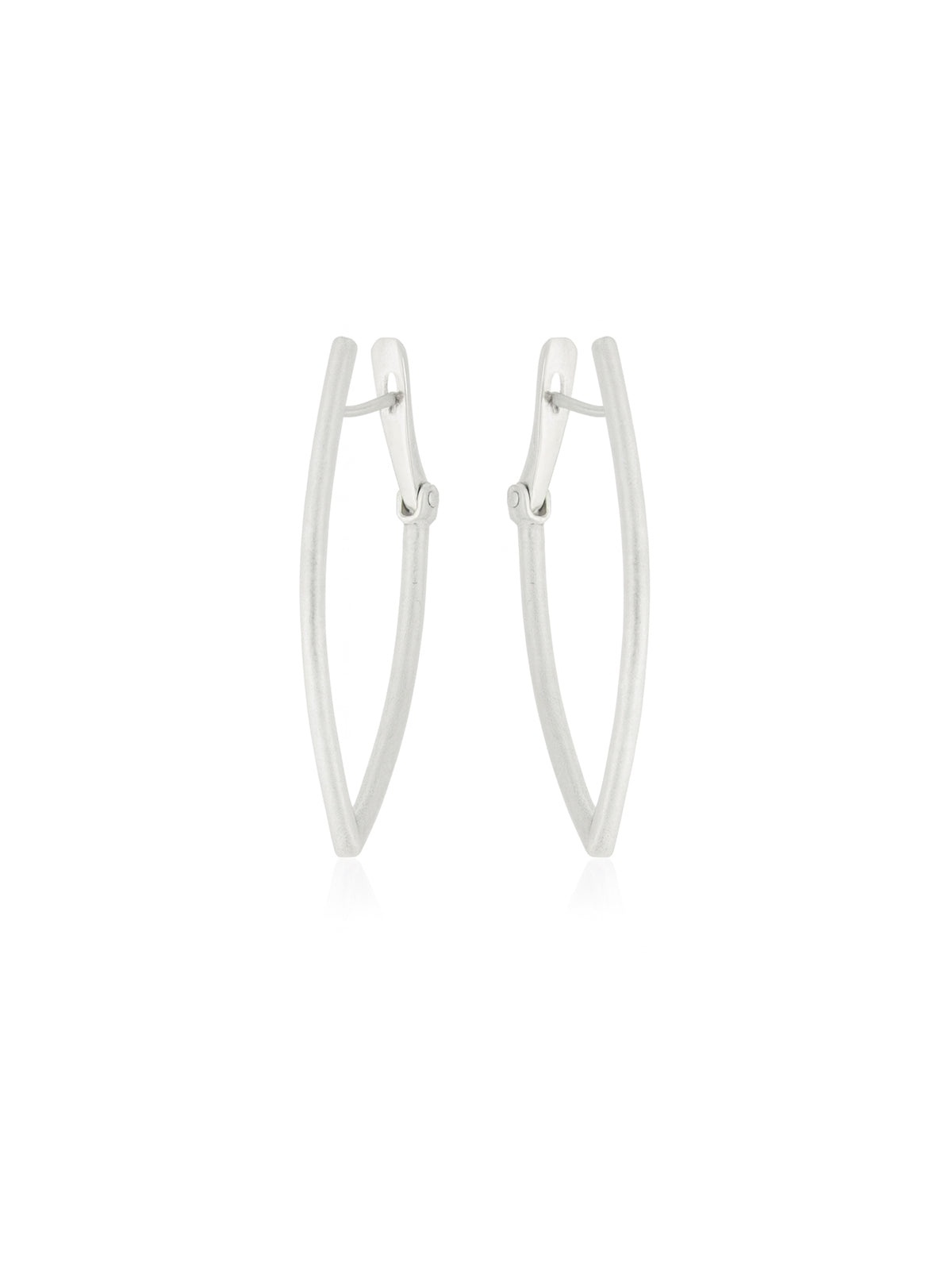 Pendientes Aro Ojo Navete Plata