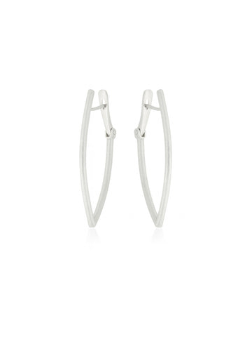 Pendientes Aro Ojo Navete Plata