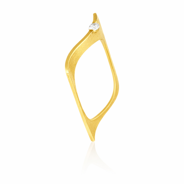 Anillo Guggen  Diamante Oro