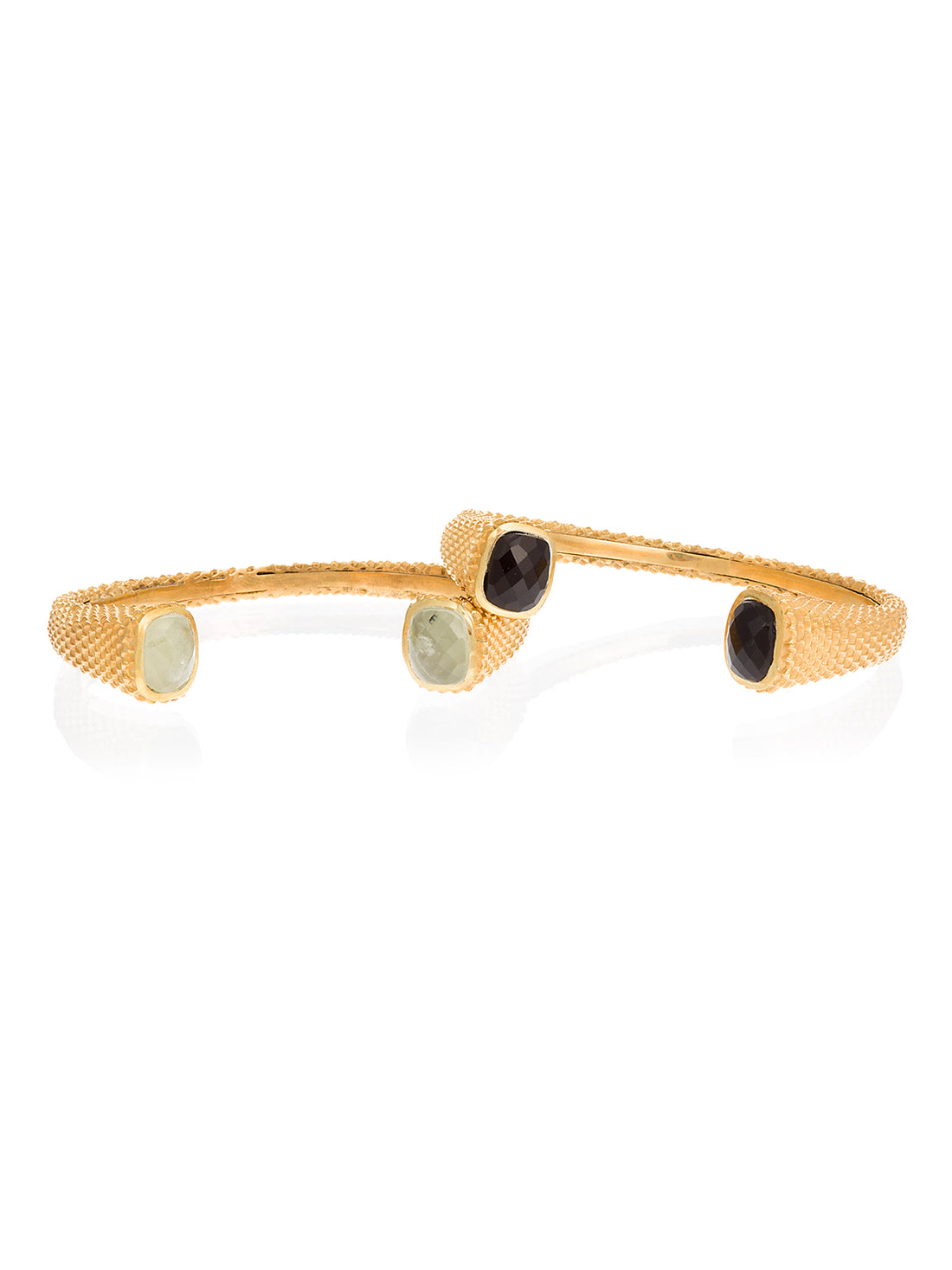 Brazalete Biharritz Dorado Crisoprasa