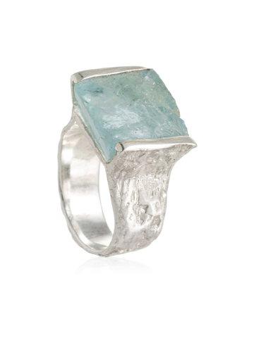 Anillo Suart Aguamarina