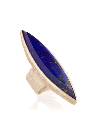 Anillo Lapis Navete