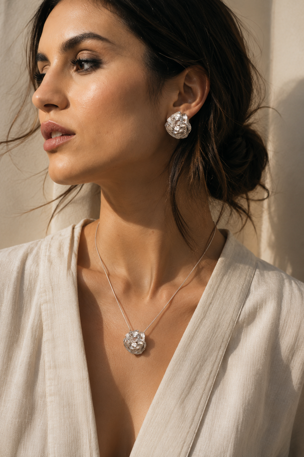 Pendientes Rose sphere