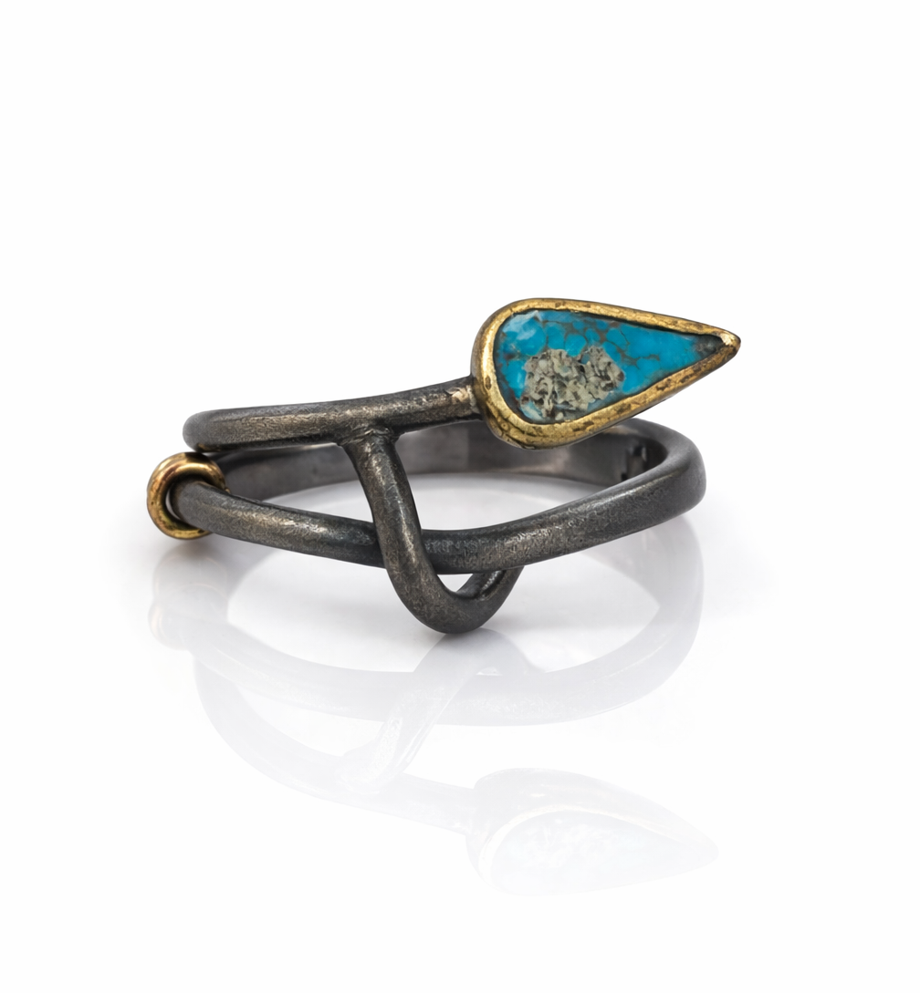 Anillo Serpiente Urdin