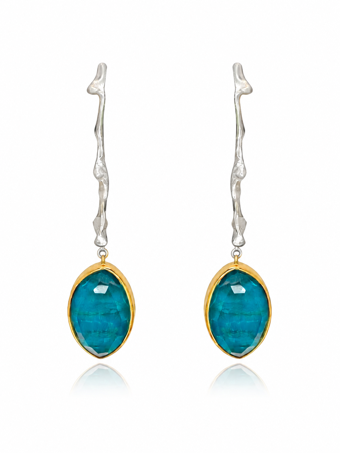 Pendientes Adar Navet Crisocola