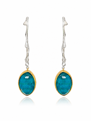 Pendientes Adar Navet Crisocola