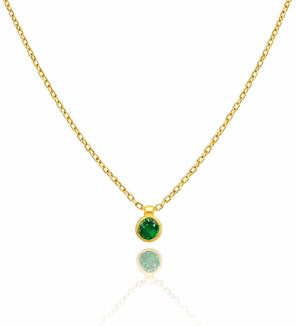 Collar Tsavorita Oro