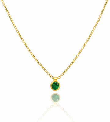 Collar Tsavorita Oro